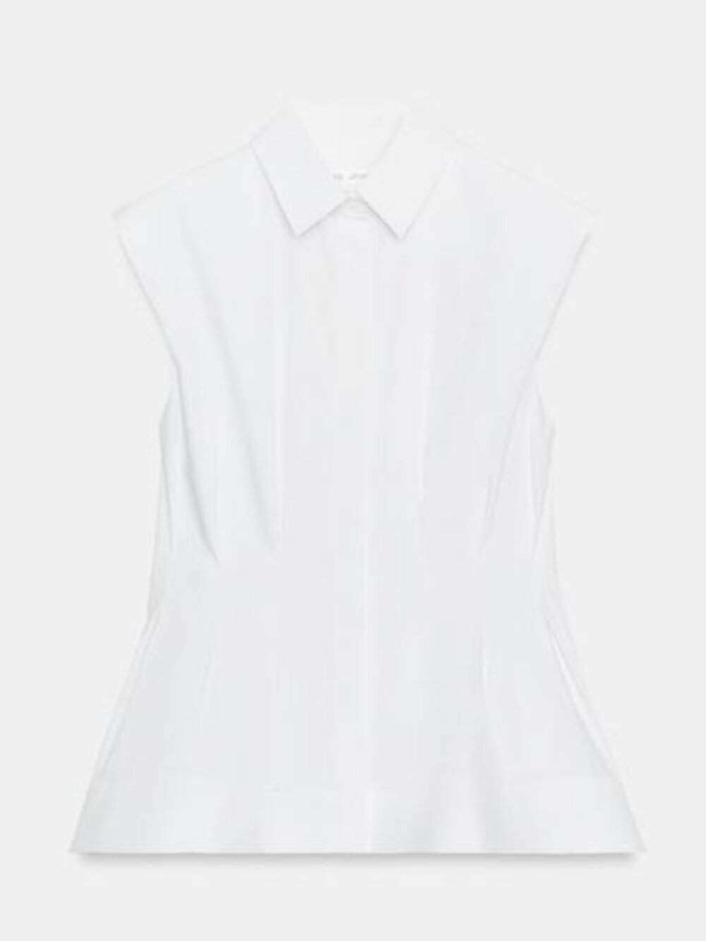 ZARA PLEATED SLEEVELESS SHIRT ZW COLLECTION - Picture 4 of 6